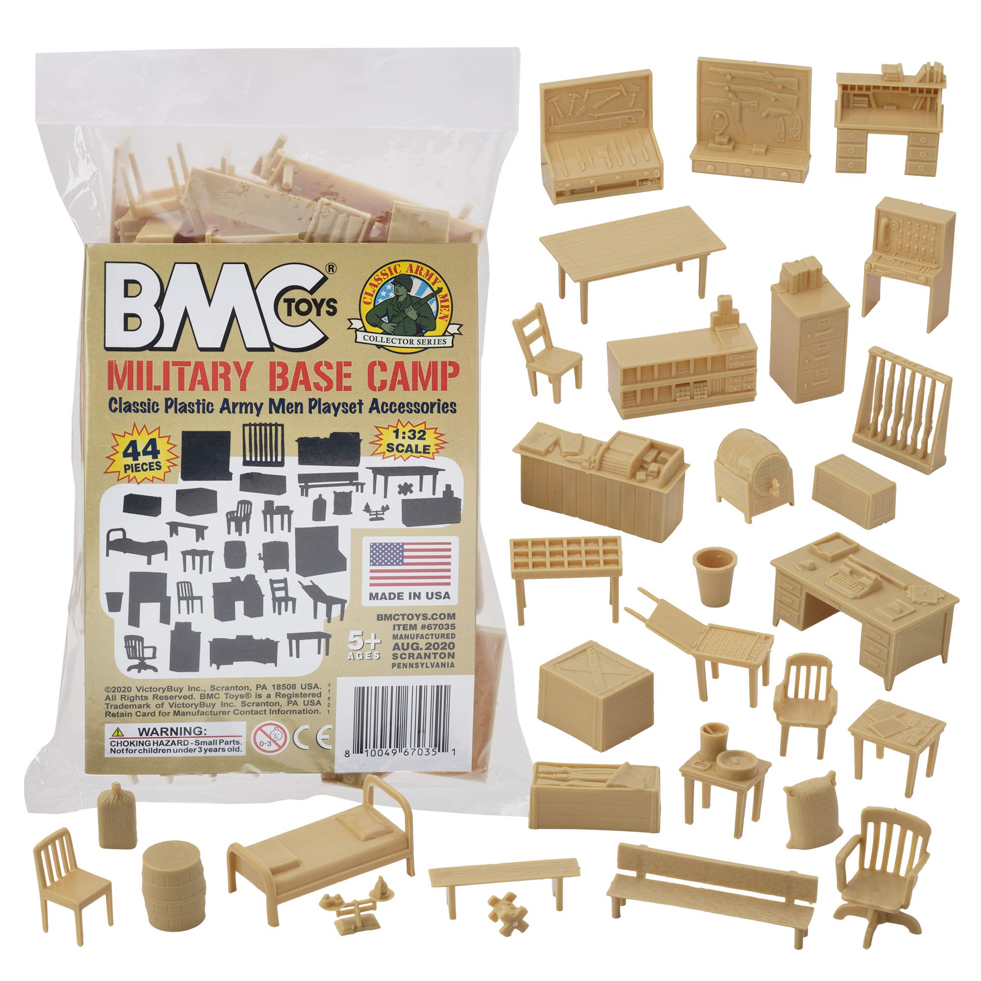 Amazon.com: BMC Classic Marx Military Base Camp - 44pc Plastic